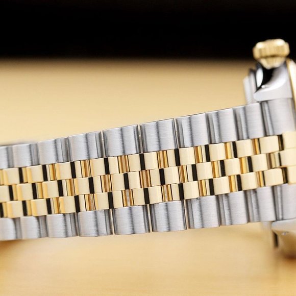 Sale! Rolex Mens Two-Tone 18k Datejust Watch - Picture 6 of 8